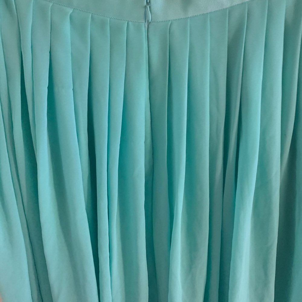 Light teal/aqua skirt plus size - Picture 3 of 4